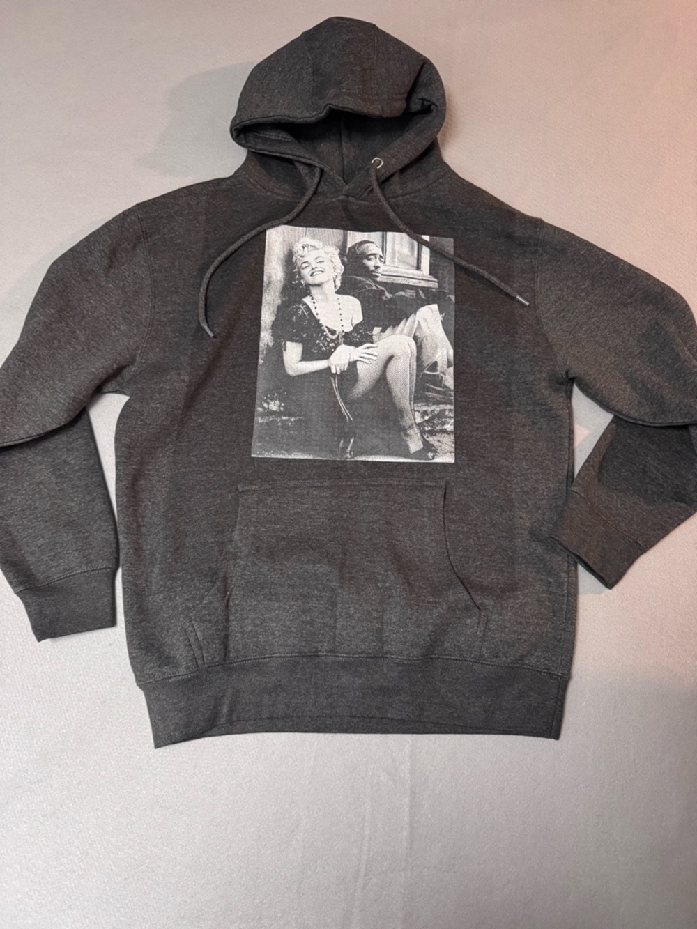 Marilyn Monroe and Tupac Unisex Hoodie